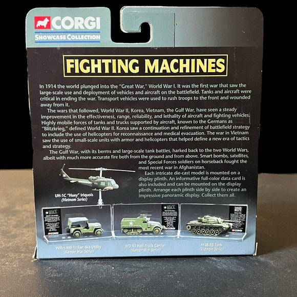 Corgi Fighting Machines Die Cast M4 Sherman Tank CS90075 - Picture 2 of 10